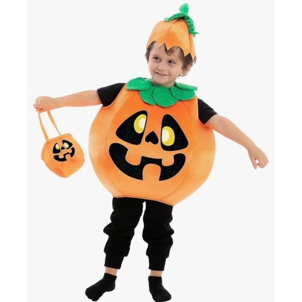 NEW Spooktacular Creations Wacky Pumpkin Costume Child 3T‎ 3-4 Years